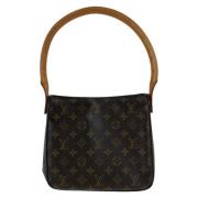 Pre-owned Canvas louis-vuitton-bags Louis Vuitton Vintage , Brown , Da...