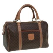 Pre-owned Leather travel-bags Celine Vintage , Brown , Dames