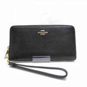 Pre-owned Leather wallets Coach Pre-owned , Black , Dames