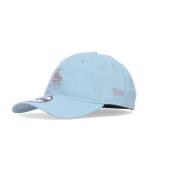 Dodgers Gebogen Klep Pet Chroom Blauw/Wit New Era , Blue , Unisex