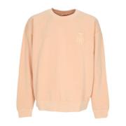 Lichtgewicht Crewneck Sweatshirt Pigment Eyes Icon Obey , Pink , Heren