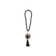 Seabed Inlay Necklace Maliparmi , Black , Dames