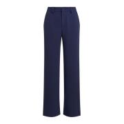 Elegante Crepe Broek Maliparmi , Blue , Dames