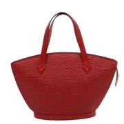 Pre-owned Leather louis-vuitton-bags Louis Vuitton Vintage , Red , Dam...