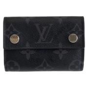 Pre-owned Canvas wallets Louis Vuitton Vintage , Black , Dames