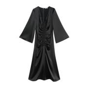 Elegant Lavendel Jurk By Herenne Birger , Black , Dames