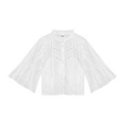 Stijlvolle Top voor Vrouwen Isabel Marant Étoile , White , Dames