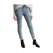 Vintage-wash stretch denim slim fit jeans IRO , Blue , Dames