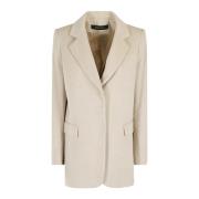 Korte Jas Federica Tosi , Beige , Dames