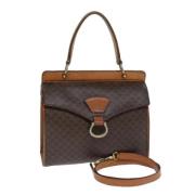 Pre-owned Leather handbags Celine Vintage , Brown , Dames