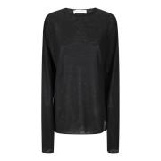 Kasjmier Crew-Neck Sweater Extreme Cashmere , Black , Dames