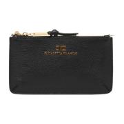 Grained Black Mini Shoulder Bag Elisabetta Franchi , Black , Dames