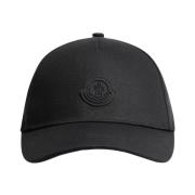 Klassieke Baseballpet voor Sportieve Stijl Moncler , Black , Dames