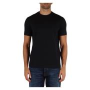 Essential Cotton Logo T-shirt Emporio Armani , Blue , Heren