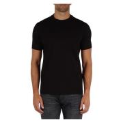 Essential Cotton Logo T-shirt Emporio Armani , Black , Heren