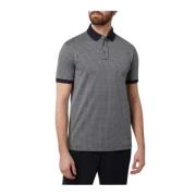 Jacquard Polo Shirt Emporio Armani , Gray , Heren