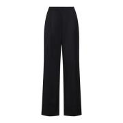 Zwarte Wollen Maatwerk Broek Givenchy , Black , Dames