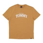 Varsity Luxe Alchemy Yellow Tee Tommy Hilfiger , Brown , Heren