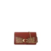 Ketting Clutch Crossbody - Tan Rust Coach , Brown , Dames