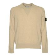 Crewneck Sweaters Stone Island , Beige , Heren