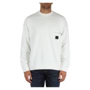 Zwarte Editie Katoenen Sweatshirt Armani Exchange , White , Heren