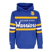 NBA Head Coach Hoodie Original Team Colors Mitchell & Ness , Blue , He...