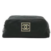 Pre-owned Fabric clutches Chanel Vintage , Black , Dames