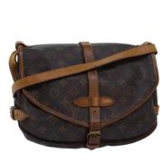 Pre-owned Canvas louis-vuitton-bags Louis Vuitton Vintage , Brown , Da...