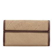 Pre-owned Canvas wallets Prada Vintage , Beige , Dames