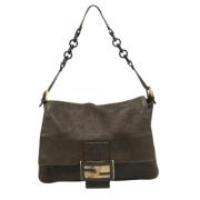 Pre-owned Leather fendi-bags Fendi Vintage , Brown , Dames