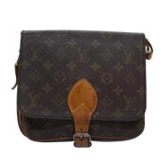 Pre-owned Canvas louis-vuitton-bags Louis Vuitton Vintage , Brown , Da...