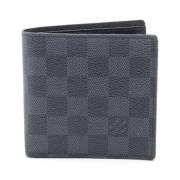 Pre-owned Leather wallets Louis Vuitton Vintage , Black , Dames