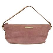 Pre-owned Suede gucci-bags Gucci Vintage , Pink , Dames