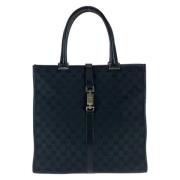 Pre-owned Canvas totes Gucci Vintage , Black , Dames