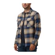 Corey Overshirt in Blauw Dstrezzed , Multicolor , Heren