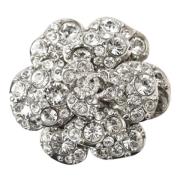 Pre-owned Metal brooches Chanel Vintage , Gray , Dames