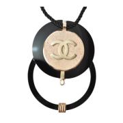 Pre-owned Metal chanel-jewelry Chanel Vintage , Black , Dames