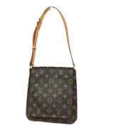 Pre-owned Canvas louis-vuitton-bags Louis Vuitton Vintage , Brown , Da...