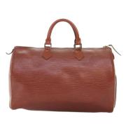 Pre-owned Leather louis-vuitton-bags Louis Vuitton Vintage , Brown , D...