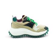 Nubuck Leren Mesh Hardloopschoen Vic Matié , Multicolor , Dames