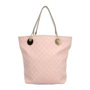 Pre-owned Canvas totes Gucci Vintage , Pink , Dames