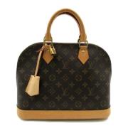 Pre-owned Canvas louis-vuitton-bags Louis Vuitton Vintage , Brown , Da...