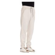 Kasjmier Zijde Katoen Sweatpants Eleventy , Beige , Heren