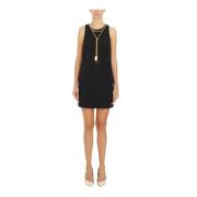 Stijlvolle Ketting Mini Jurk Elisabetta Franchi , Black , Dames