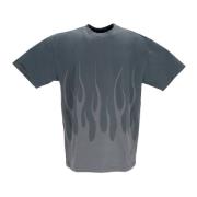 Flames Heren T-shirt Balsam Groen Vision OF Super , Green , Heren