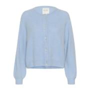 Zachte Chambray Gebreide Trui Ninellpw Stijl Part Two , Blue , Dames