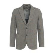 Grijze Blazer Aw24 Herenmode Circolo 1901 , Gray , Heren