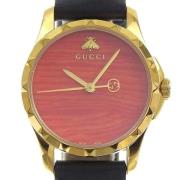 Pre-owned Fabric watches Gucci Vintage , Orange , Dames