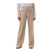 Elegante Zandkleurige Broek Penn&Ink N.Y , Beige , Dames