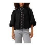 Zwarte korte jas voor vrouwen Minus , Black , Dames